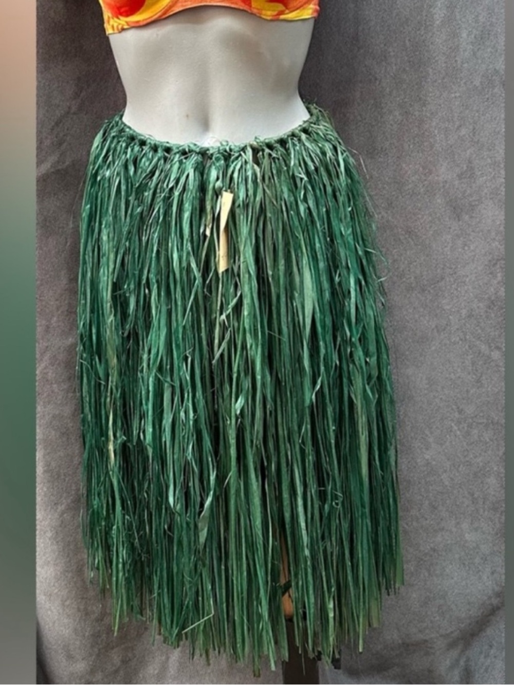 Vintage Hawaiian Rafia HULA Skirt 1978 Sz Small NOS